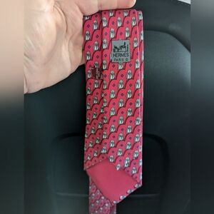 Hermes silk tie